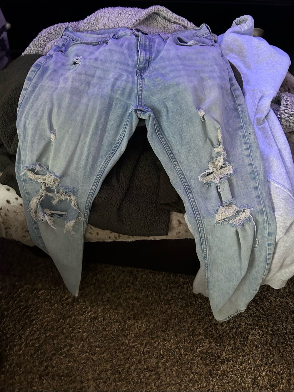 Aeropostale Light Blue Cheeky Jegging